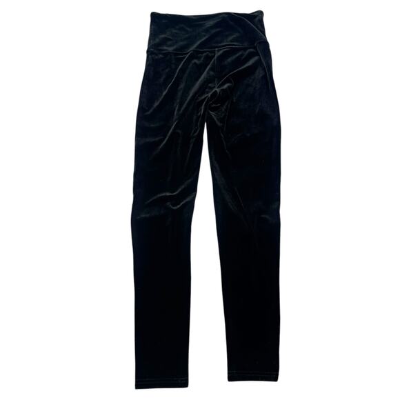 Spanx Ready To Wow Velvet Leggings Women’s Large Black High Rise Pull On NWT New - Picture 2 of 11